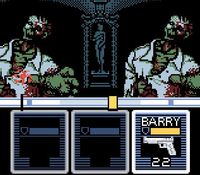 une photo d'Ã©cran de Resident Evil Gaiden sur Nintendo Game Boy Color